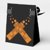 カルト十字型ゴシック様式の儀式ハロウィン異教のファイアーアート フェイバーボックス (裏面サイド)