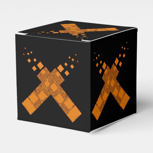 カルト十字型ゴシック様式の儀式ハロウィン異教のファイアーアート フェイバーボックス (正面サイド)