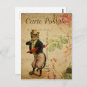 カルト後夜。ヴィンテージ。 ポストカード (正面/裏面)