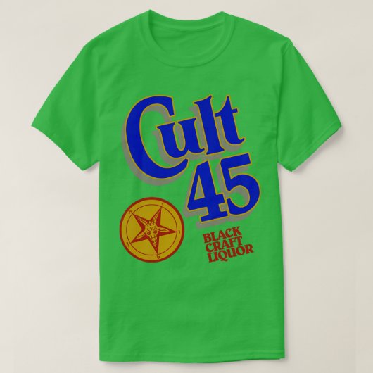 カルト45ブラックリキュール Tシャツ (デザイン正面)