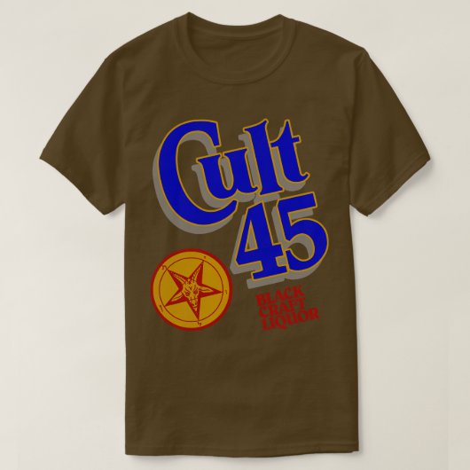 カルト45ブラックリキュール Tシャツ (デザイン正面)