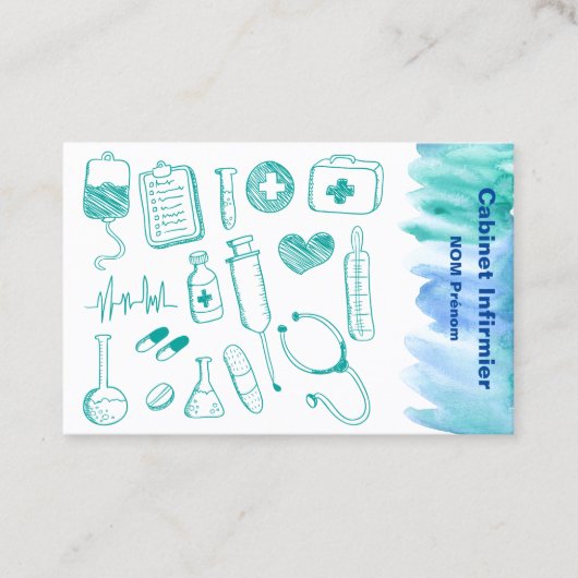 カルト・デ・ヴィサイト 名刺 (正面)