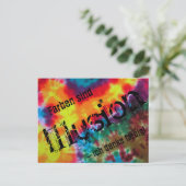 カルト、"Farben sind Illusion - ich denke farbig!" ポストカード (スタンド正面)