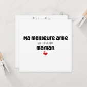 カルト「Ma meilleure amie va devenir maman」 カード (正面/裏面インサイチュ)