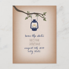 カルドインスパイアストックブルーキャンピングランタ救ンの日付 案内ポストカード