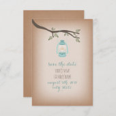 カルドインスパイアストックブルー・ランタン日付の保存 セーブザデート (正面/裏面)