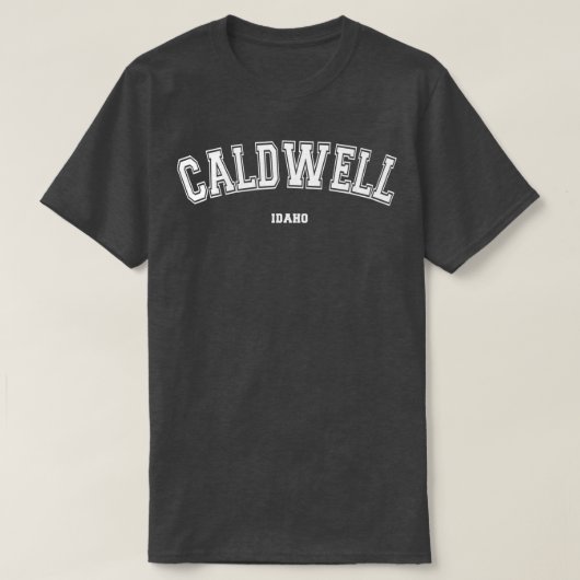カルドウェル・アイダホ Tシャツ (デザイン正面)