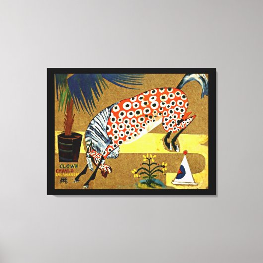 カルドゾ – ピエロホースサラマンデル キャンバスプリント (正面)