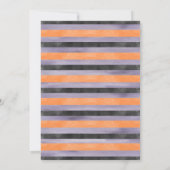 カルドロンハロウィーンベビーが赤ちゃんシャワーを醸造している 招待状 (裏面)