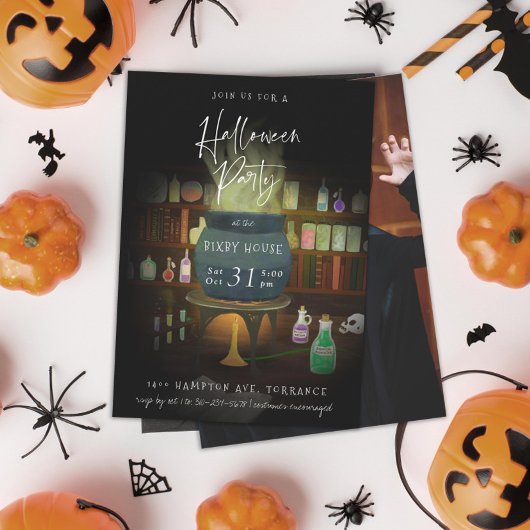 カルドロンブルーイングハローウィンパーティ 招待状