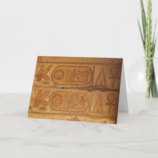 カルナックテンプル写真 カード (正面)