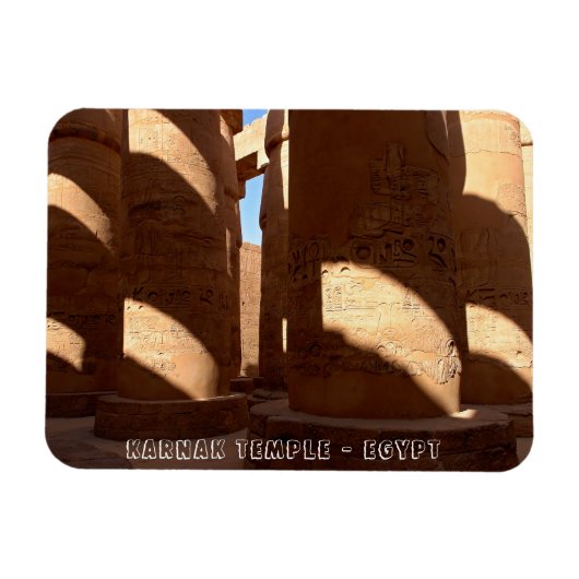 カルナックテンプル-ルクソール(エジプト) マグネット (横)