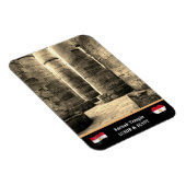 カルナック寺院と象形柱/古代エジプト マグネット (右側)