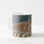 カルナック寺院のスフィンクス通り – エジプト コーヒーマグカップ (正面左)