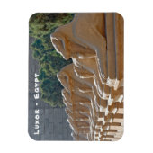 カルナック寺院のスフィンクス通り – エジプト マグネット (縦)