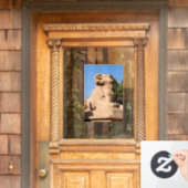 カルナック寺院のラム頭のスフィンクス – エジプト ウィンドウサイン (ホームデコレーション)