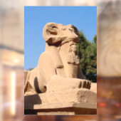 カルナック寺院のラム頭のスフィンクス – エジプト ウィンドウサイン (シート2)