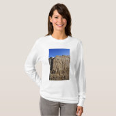 カルナック神殿の壁の古代の壁画, Tシャツ (正面フル)