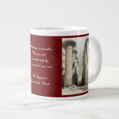 カルナック素晴らしテンプルジャンボマグのホール ジャンボコーヒーマグカップ (正面右)