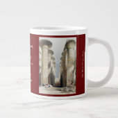 カルナック素晴らしテンプルジャンボマグのホール ジャンボコーヒーマグカップ (右)