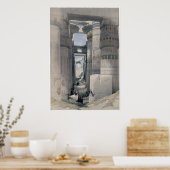 カルナック – ドロモスまたは寺院の最初のコート ポスター (キッチン)