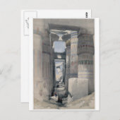 カルナック – ドロモスまたは寺院の最初のコート ポストカード (正面/裏面)