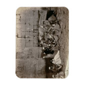 カルナック，Tの柱のホールのグループ写真 マグネット (縦)