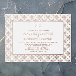 カルナビ紙吹雪バラ金ゴールドホワイト結婚ズ 箔招待状