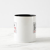 カルナビ通り徴候 ツートーンマグカップ (中央)