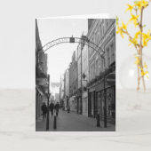 カルナビ通り，ロンドン，イギリス カード (黄色い花)