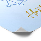 カルナ霊気ハルスマンダラスカイブルーポスター ポスター (角)