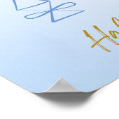 カルナ霊気ハルマンダラスカイブルーポスター ポスター (角)