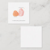 カルネリアン&ロドクロサイト確認スタイル2 ノートカード (正面/裏面)