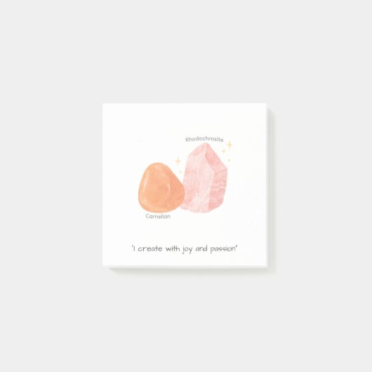 カルネリアン&ロドクロサイト確認スタイル2 ポストイット (正面)