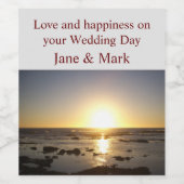 カルバリサンセット ワインラベル (シングルラベル)