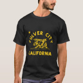 カルバーシティカリフォルニアビーチフラッグベアーサーフカヴィン Tシャツ (正面)