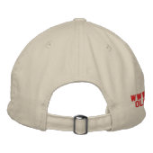 カルバ帽 刺繍入りキャップ (裏面)