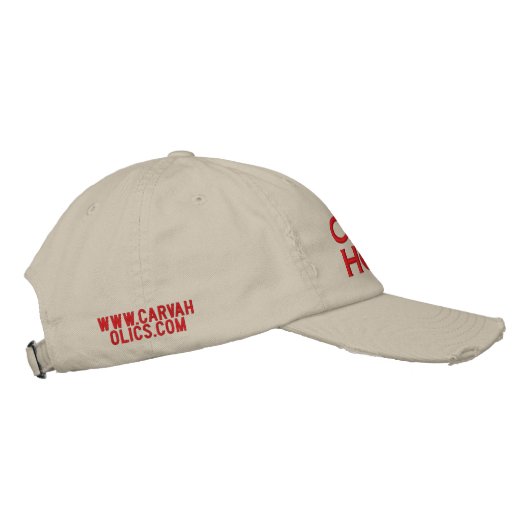 カルバ帽 刺繍入りキャップ (右)