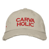 カルバ帽 刺繍入りキャップ (正面)