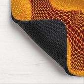 カルバlaranja e pontos dourados sobre fundo marrom マウスパッド (コーナー)