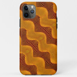 カルバlaranja e pontos dourados sobre fundo marrom iPhone 11 pro maxケース