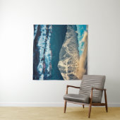 カルパシアン山の冬の風景。ロム・ブラン タペストリー (インサイチュ(横))