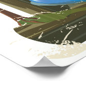 カルパシアン山旅行ポスター ポスター (角)