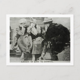 カルパチアのタイタニックの生存者 ポストカード