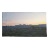 カルパチアの夕日 - ルーマニアの山岳写真 枕カバー (裏面-左)