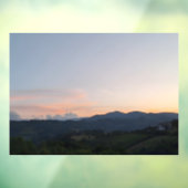 カルパチアンの夕日 – ルーマニアの山岳写真 ウィンドウサイン (シート3)