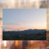 カルパチアンの夕日 – ルーマニアの山岳写真 ウィンドウサイン (シート2)