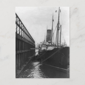 カルパチア波止場inニューヨーク1912 ポストカード