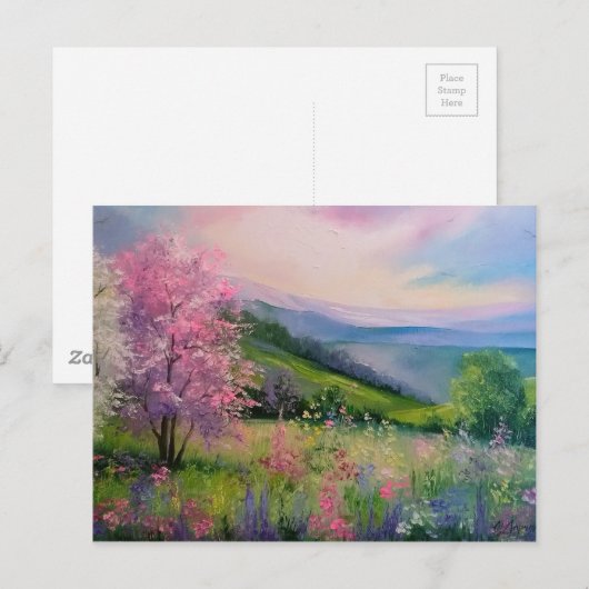カルパティア春 ポストカード (正面/裏面)