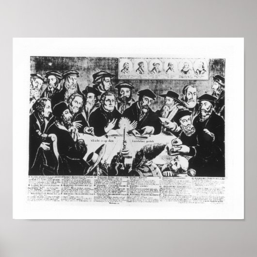 カルビンとルーサー(版木、銅版、版画) ポスター (正面)